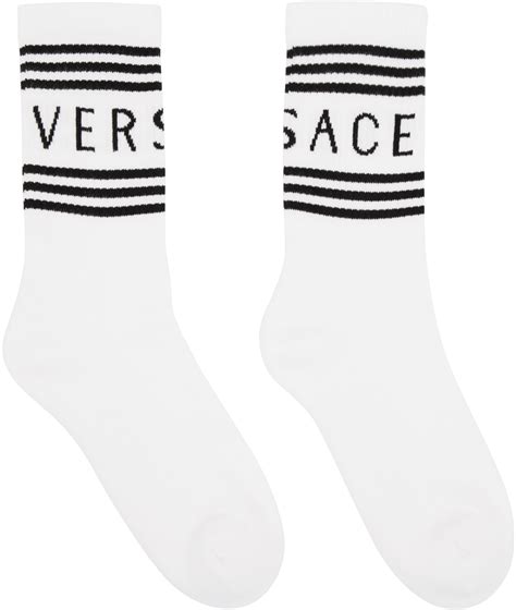 men's versace socks|Versace socks vintage white.